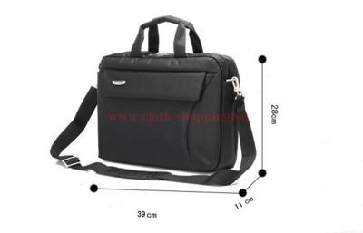 China Businessmen nylon laptop bag 14 inch , shoulder computer briefcase for men for sale