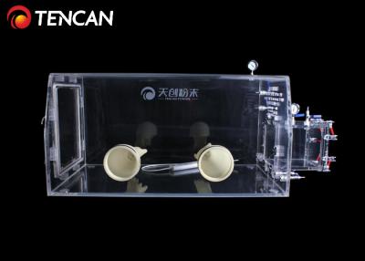 중국 Transparent Acrylic 10mm Isolation Glove Box Lab Anti Dust No Vacuum 판매용