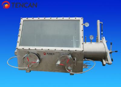 China 0-0.1MPa Chemical Glove Box Laboratory Equipment SS PMMA 600mm for sale