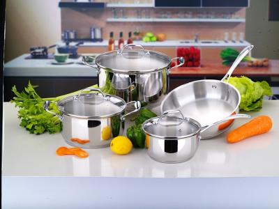 中国 良質の誘導の調理器具及びステンレス鋼の炊事道具及びソース鍋 販売のため
