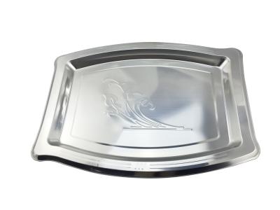 China 50*35 stainless steel tray with flower & square tray & round tray for sale