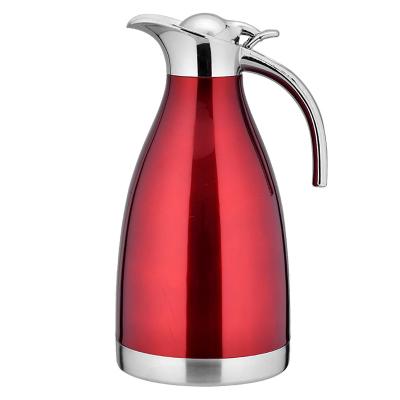 China supermarket hot selling 1.5L to 2.0L  stainless steel  colorful coffee pot,tea kettle,tea pot,flask for sale
