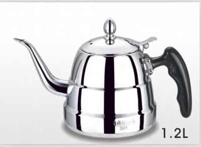 中国 2016金色の&teapotの&whistling kettle&のローマのやかんが付いている最も熱い1.2Lステンレス鋼のやかんのタケやかん 販売のため