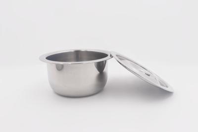 China 27cm  Hiking products stainless steel milk pot for picnice stainless pot and pans for sale