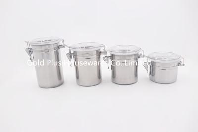 Chine Costume de réservoir scellé hermétique de grande capacité de boîte métallique de thé de café de pot de stockage de portion de buffet de restauration de vaisselle de cuisine avec le couvercle à vendre