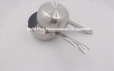 Κίνα 22cm Outdoor picnic tools nonmagnetic instant noodle pot satin finish soup pot stainless steel water ladle/soup ladle προς πώληση