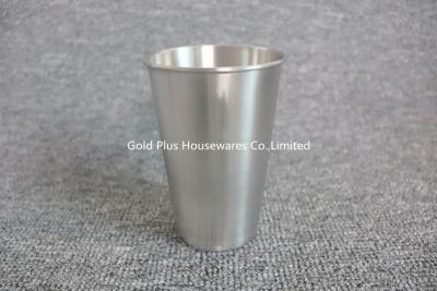 中国 Festival gift cup stainless steel breakfast milk cup vietnam market elegant silver color coffee tea cup 販売のため