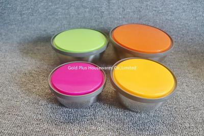 China Manufacturers vegetable food sealed stain storage box reusable keep food fresh bowls set with sealing cover à venda
