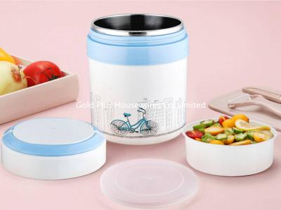 China Super market hot sales vaccum jar container thermos food pot baby food flask 1.5L customized plastic thermos soup bottle for sale