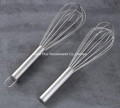 China Premium selection food grade stainless steel egg beater unique design corrosion resistant balloon manual whisk for sale