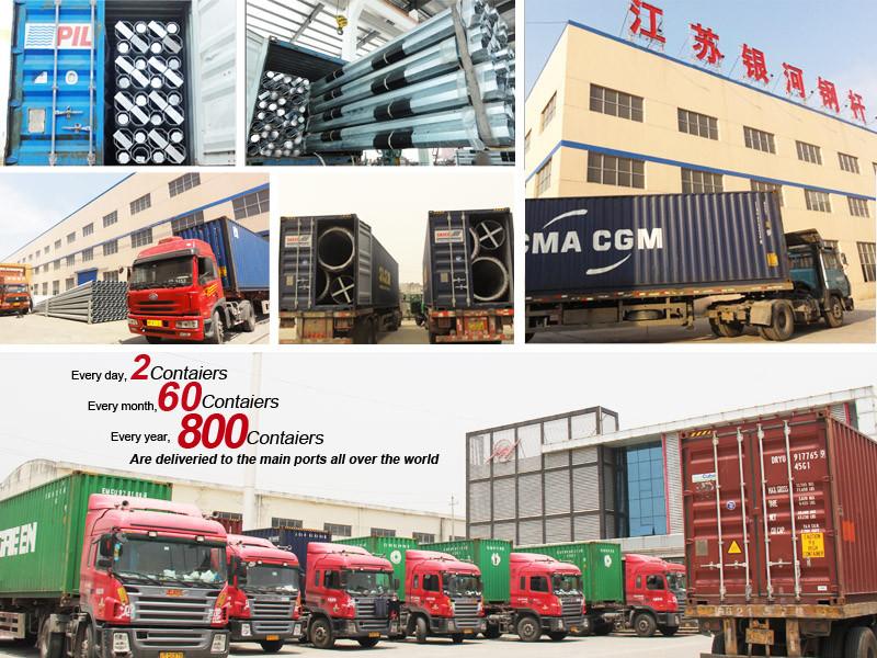 Fournisseur chinois vérifié - Jiangsu milky way steel poles co.,ltd