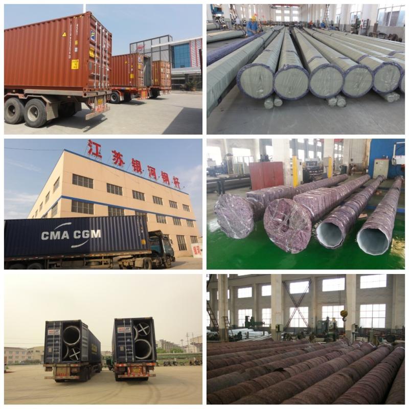 Verified China supplier - Jiangsu milky way steel poles co.,ltd