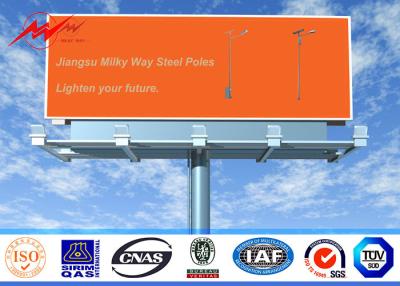 China Single Sided Outdoor Steel LED Advertising Board Display 12M-30M Height for sale