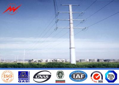 China Electricity pole steel electric power poles Steel Utility Pole with cross arms for sale