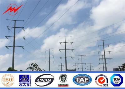 China Electricity Utilities Polygonal Electrical Power Pole For 110 KV Transmission for sale
