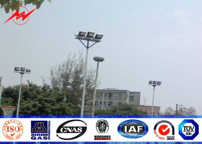 China Large outdoor areas 25M High Mast Pole with different head frame type for sale