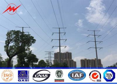 China 65ft Glavanized Steel Utility Pole For Distbution Line for sale