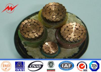 中国 0.3kv-35kv 絶縁される銅ケーブル PE.PVC/XLPE をワイヤーで縛る中型の電圧家 販売のため