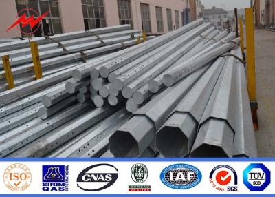 China FRP Electrical Galvanized Steel Pole 9M With Hot Dip Galvanization for sale