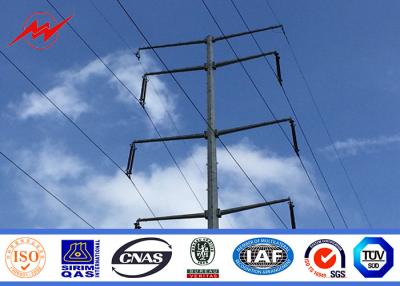 China AWS D1.1 Galvanized Steel Power Transmission Poles WPS Welding Certification for sale