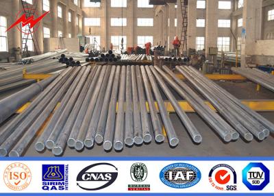 China Q235 Steel Utility Pole Electric Telescoping Pole For Electricity Transmission for sale