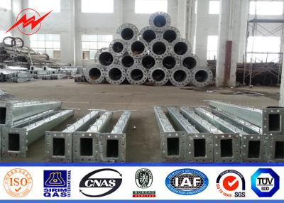 China 36M High Tension 8mm Thickness Steel Tubular Power Pole For Electricity distribution for sale