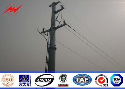 China línea de transmisión del metal 132KV corriente eléctrica postes 50 años de garantía en venta