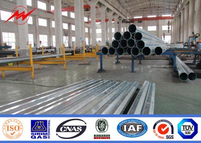 China ISO 9001 Steel Metal Power Pole For 10M 33kv Transmission Line for sale