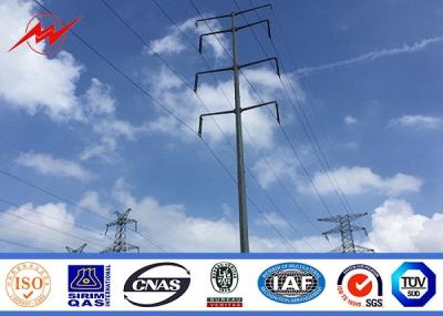 China Q235 3m-35m High Mast 12m Single Arm Street Lighting Poles With Galvanization for sale