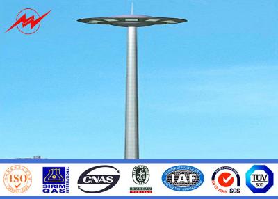 China Custom 40m Polygonal Stadium Football High Mast Lighting Pole For Football Stadium with 60 Lights for sale