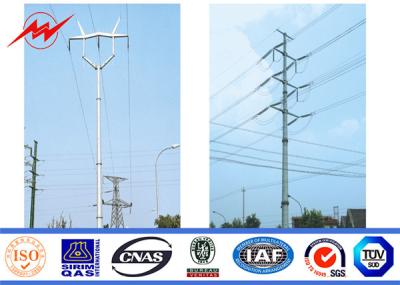 China 20m Power Tubular Steel Structure Electrical Transmission Poles 33kv Line Array Tower for sale