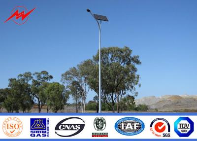 China iluminación al aire libre postes, acero solar del polígono del 10m15m los 20m de la galvanización de postes de la luz de calle en venta
