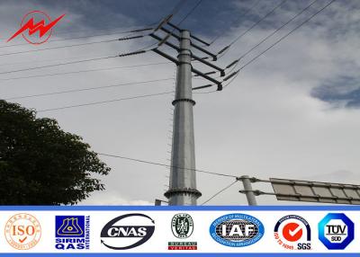 China la transmisión de poder 220kv postes galvanizó el acero eléctrico tubular en venta
