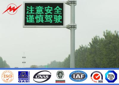 China Steel IP65 6m Traffic Light Pole , Galvanized Street Lighting Pole for sale