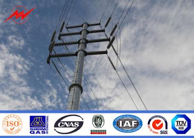 China Línea de transmisión de acero galvanizada eléctrica de ASTM A36gr50 poste acero galvanizado postes del hex. en venta