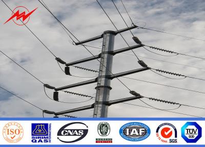 China Electricity Steel Power Poles , Distribution Line / Transmission Line Poles for sale
