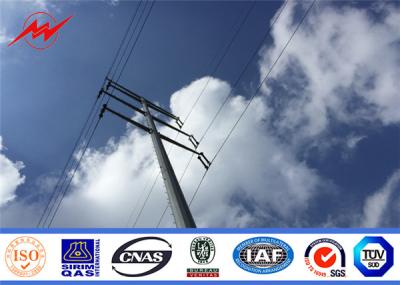 China 10.5m 138kv Electrical Steel Round Power Pole  Transmission Line for sale