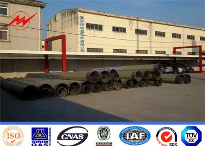 China 10m 12m 15m Tapered Power Telescopic Steel Pole Electrical Equipment Suppliers for sale
