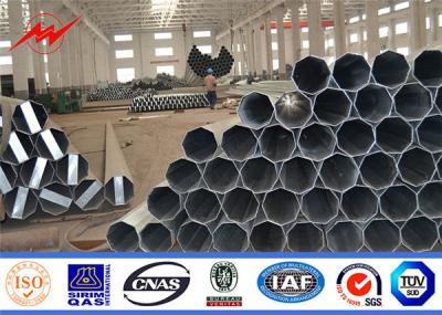 China 35ft Nea Tubular Steel Pole Hot Dip Galvanized For Power Transmission Project for sale