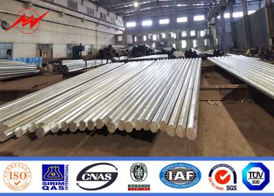 China acero galvanizado metal poste tubular de la transmisión del 16m en venta