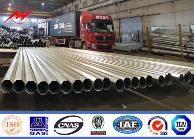 China 14m 550kv Metal Utility Poles For Steel Transmission Line for sale