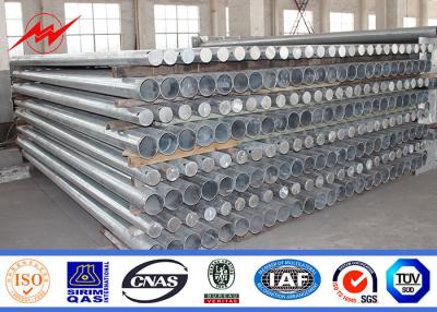 China Hot Dip Galvanized Double Arm Q345 Steel Pole For Street Light for sale