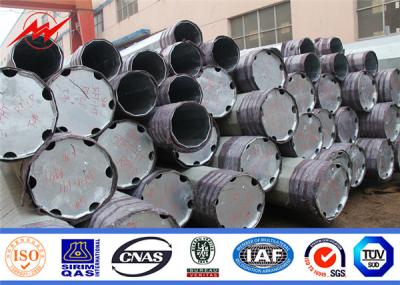 China Astm 25ft 30ft 35ft Steel Galvanized Pole Yield Strength 345mpa 3mm for sale