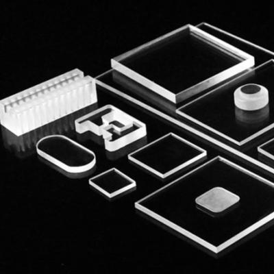 China Fused Silica Quartz Glass Plate Sio2 Heat Resistant Clear Round Optical Quartz Plates for sale