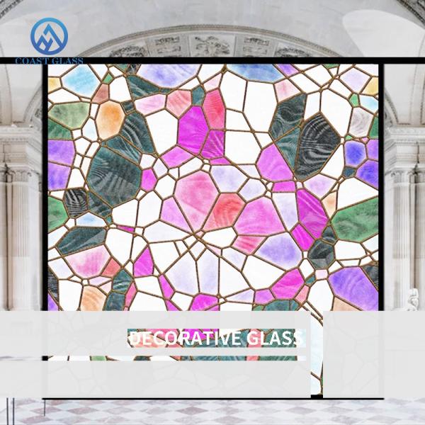 Quality Art Church Stained Glass Partition Sheets 3mm Interior Decoration for sale