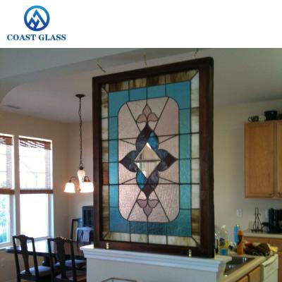 China Crafting Stained Glass Partition Room Dividers Wall For Home for sale