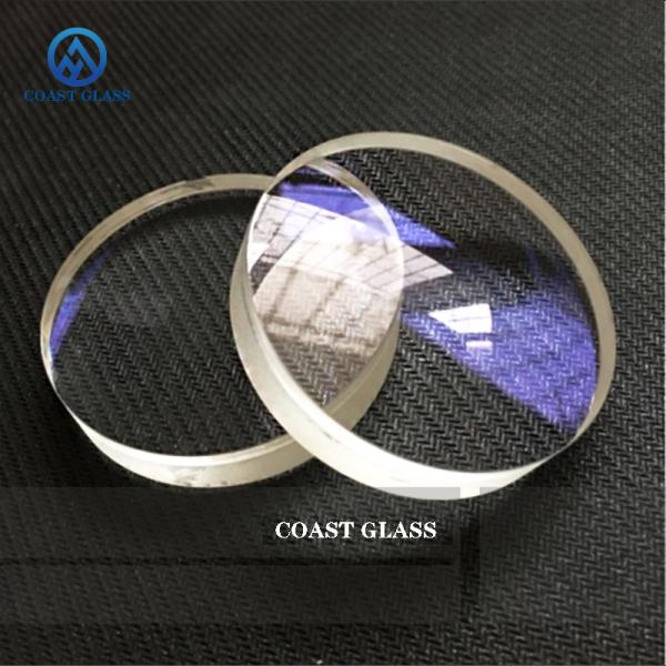 Quality Circular Optical Windows Polished Clear Surface Finish Plate Color Material Fused Silica Quartz Glass for sale