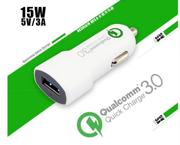 Quality One Way USB Mobile Phone Quick Charger 60 X 25 X 18mm Dimension With 3A Output for sale