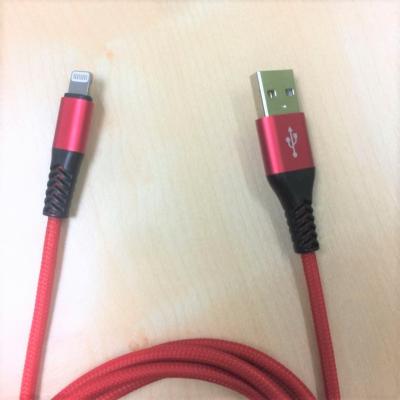 Chine Poids léger de remplissage de corde de câble de données rapides rouges d'USB pour IPhone X/XS/XR/XS maximum à vendre