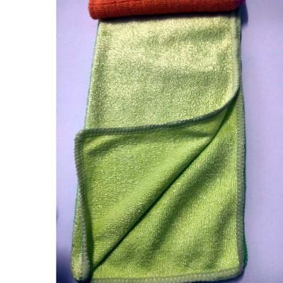 China 200gsm Golden Absorbent Microfibre Kitchen Towel for sale